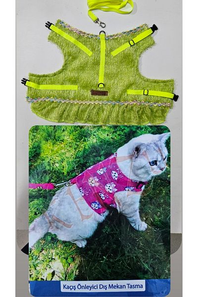 polat pet 1.5-5kg Cat and Small Breed Dog Walking Dress - Suitable for Our Friends (Girl)
