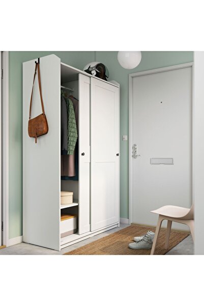 IKEA Sürgü kapaklı gardırop, Genişlik: 118.0 cm  Derinlik: 55.0 cm  Yükseklik: 199.0 cm