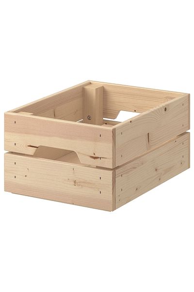 IKEA KNAGGLIG box, pine, 23x31x15 cm