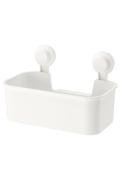 IKEA Καλάθι ντους μπάνιου Tisken με βεντούζα 28x17 cm