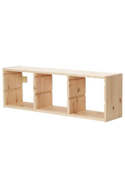 IKEA Trofast Duvar Rafı 93x30 Cm, Masif Çam