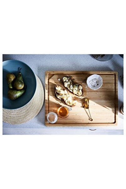 IKEA لوح تقطيع من الخيزران، لوح تقطيع لمستلزمات المطبخ مقاس 45 × 36 سم من الخ...