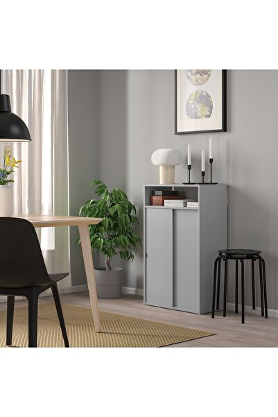 IKEA dolap, açık gri, 60x96 cm