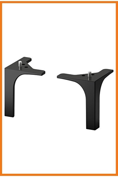 Alony Home Narnarp Cabinet Legs 2 Pieces 100 Mm Black