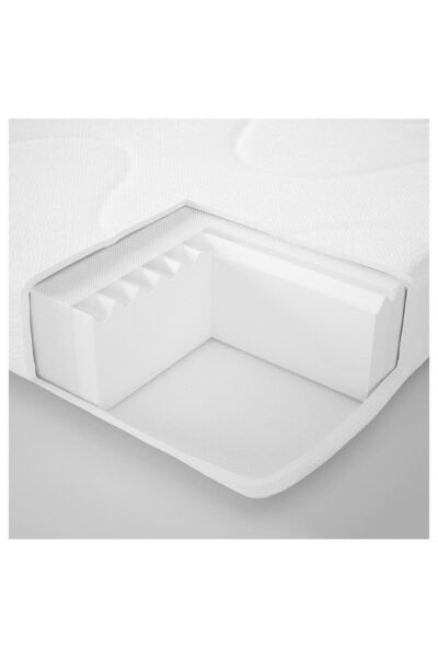 IKEA Krummelur Bebek Yatağı, Beyaz, 60x120 Cm, 8 Cm