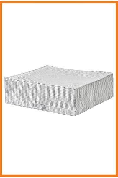 Alony Home Stuk Storage Box 55 X 51 X 18 Cm White Gray