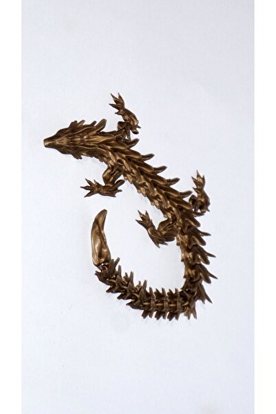 Store Eklemli Ejderha altın rengi 28 cm