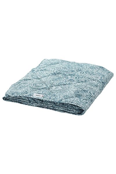 IKEA single size quilt, blue-white, 150x200 cm, light warm