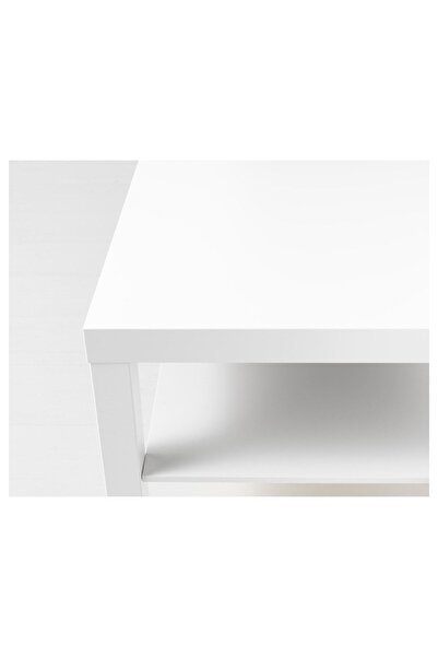 IKEA Dekoratif Lack Orta Sehpa Mobilya Beyaz Renkli - 55x90 Cm