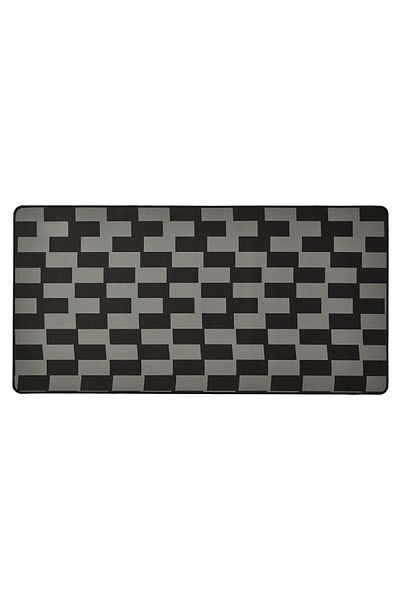IKEA Геймърска мишка Blascata Pedi, черно-сива 40x80 см