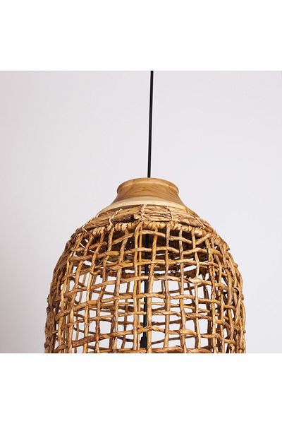 Mylamp Faralya Natural Abaca Chandelier 25X55 cm