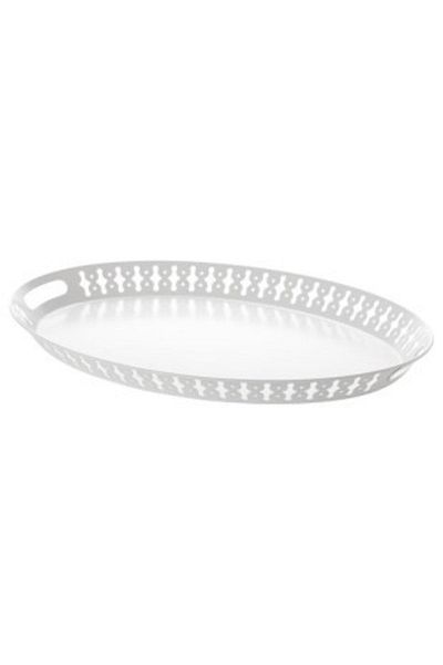 IKEA Romantic Tray White Color 52x39 Cm