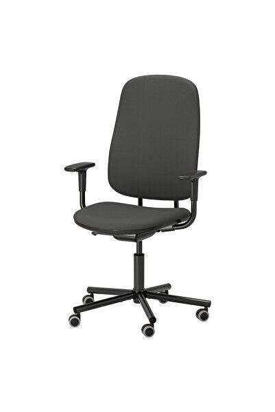 IKEA çalışma sandalyesi, Grasnas kırmızı-Grasnas koyu gri