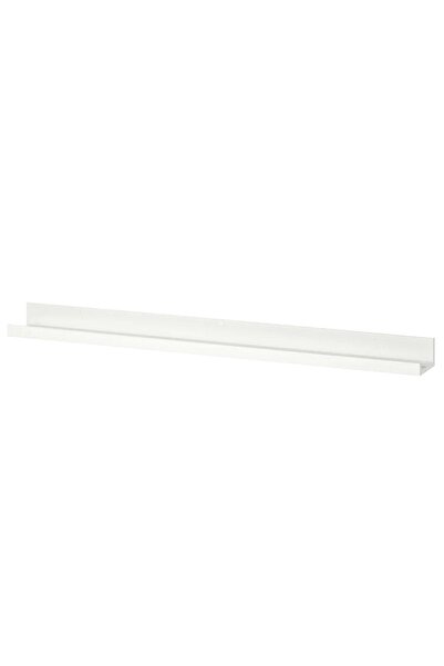 IKEA Mosslanda Beyaz 115 Cm Raf Fotoğraf Resim Çerçevesi Tablo Biblo Kitap Için Ahşap Duvar Rafı