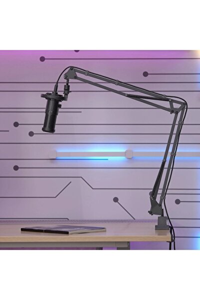 IKEA "LOTR®" LÅNESPELARE mikrofon kolu, antrasit, vida bağlantılı