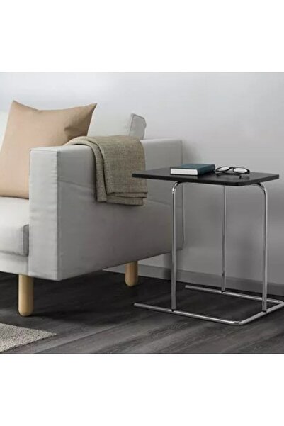 IKEA Rıan Yan Sehpa Siyah