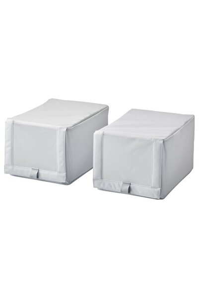 IKEA White-Grey Shoe Box - 23X34X19 cm