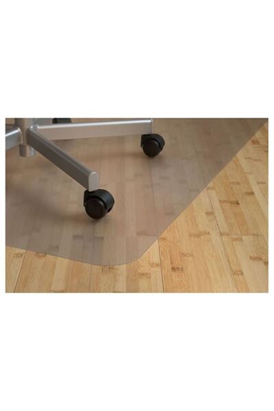 IKEA zemin koruyucu, şeffaf, 120x100 cm sandalye masa altllığı zemin çizmez d...