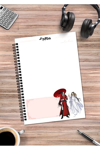 mertfigur Heaven Officials Blessing Anime Spiral Notebook A5 (50 Sheets)