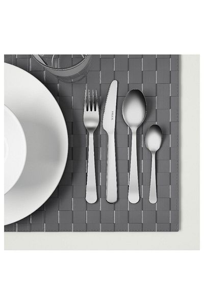 IKEA Dragon Stainless Steel 24-Piece Cutlery Set for 6 People