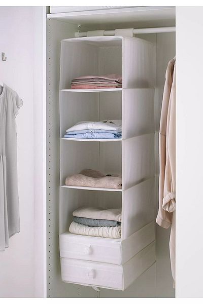 IKEA Skubb Organizer with Hanging Compartment - White