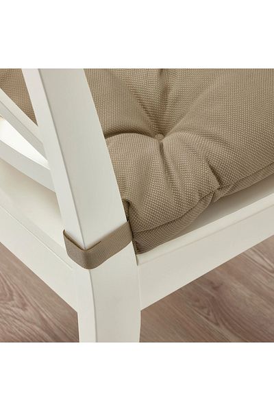 IKEA Стол MALINDA бежов - 40/35x38x7 см, възглавница