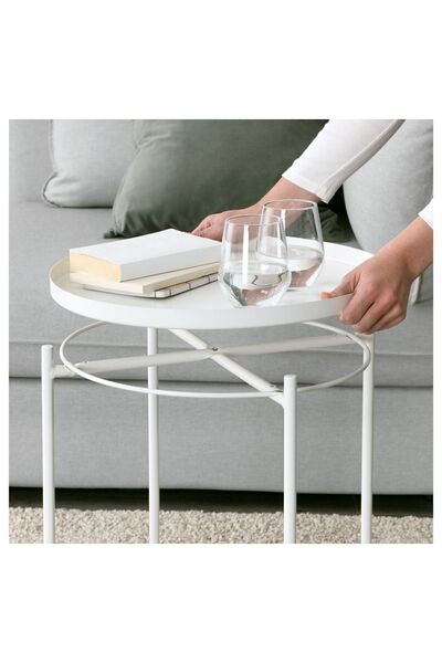 IKEA Gladom Tepsili Sehpa, Uçuk Pembe