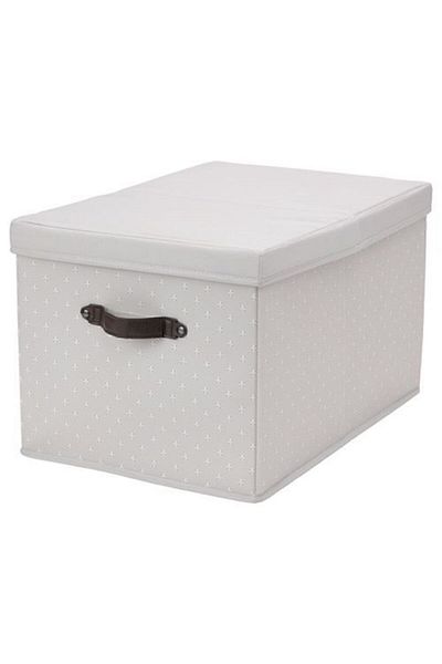 IKEA Box with Lid Gray Meridyendukkan 35x50x30 Cm Organizer with Handle, Organizer
