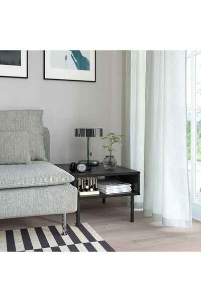 IKEA Orta Sehpa Antrasit, 70x50 cm