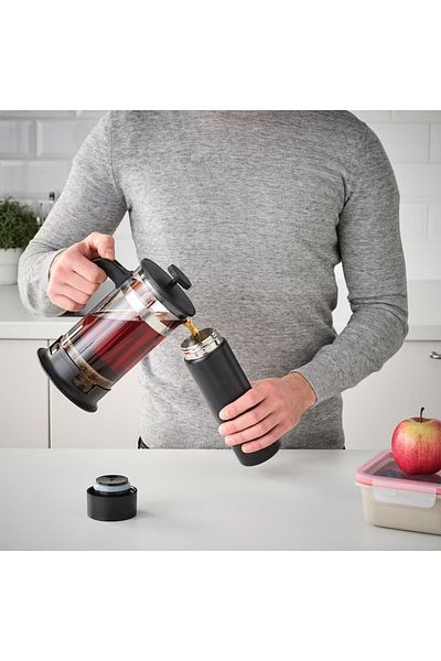 IKEA Undersöka Thermos Flask Black 400ml