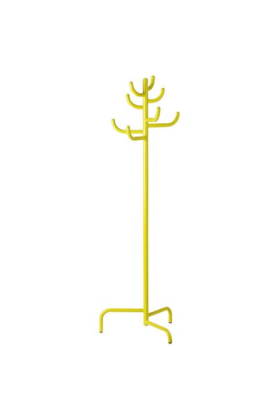 IKEA ayaklı askılık, sarı, 175 cm