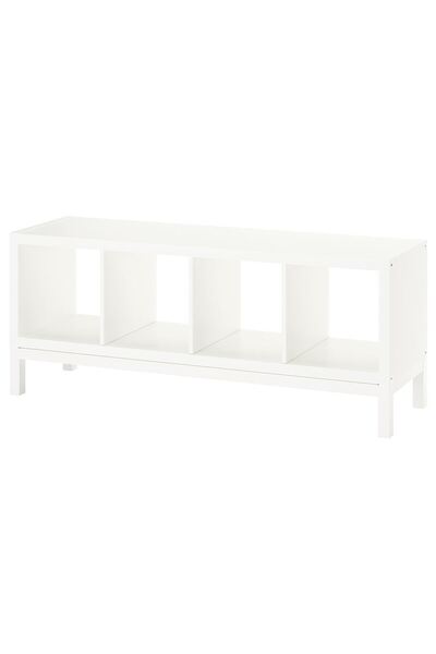 IKEA açık raf ünitesi, beyaz, 147x59 cm