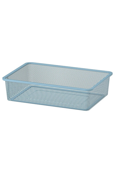 IKEA saklama kutusu, gri-mavi, 42x30x10 cm