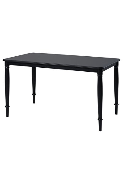IKEA DANDERYD mutfak masası, siyah, 130x80 cm, 4 kişilik