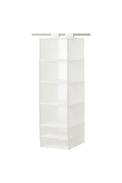 IKEA Organizer με θήκες ντουλαπιών Διαστάσεις 35x45x125 cm Λευκό χρώμα Organizer με θήκες
