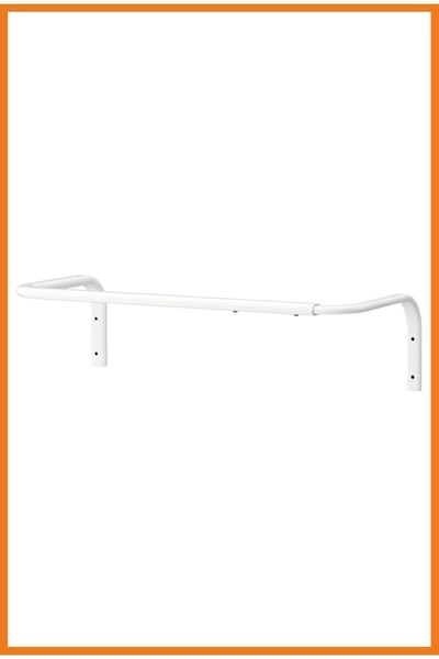 Alony Home Ρυθμιζόμενη κρεμάστρα τοίχου από ατσάλι Mulig 60/90 X 26 εκ. Λευκό