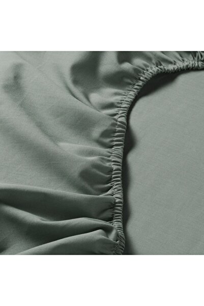 IKEA Fitted sheet, Double sheet with elastic band, % Cotton, Soft fabric