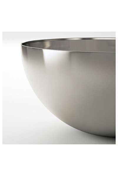 IKEA Metal Salad Bowl Large Size Ikea Deep Stainless Steel Diameter 28 Cm Bowl Presentation
