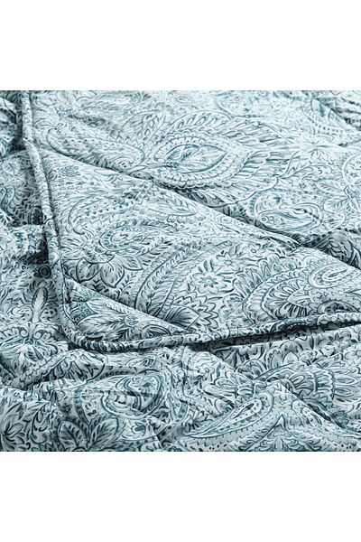 IKEA single size quilt, blue-white, 150x200 cm, light warm