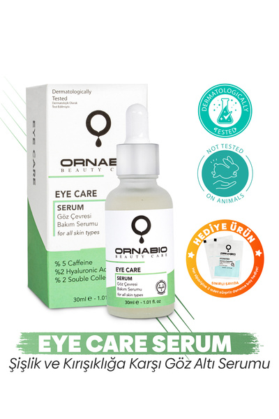 ornabio organik natural biyolojik Göz Altı Bakım Serumu Şişlik Kırışıklık&Koy...