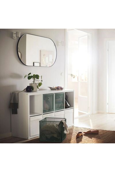 IKEA AKDENİZ KALLAX beyaz 77x147 cm modern açık raf ünitesi