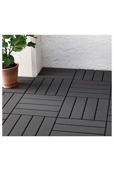 IKEA Runnen Bahçe Balkon Yer Döşemesi Gri 9 Adet 30x30cm Toplam 0.81 M²
