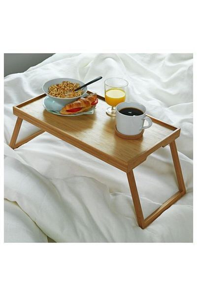 IKEA Bed Tray, Bamboo 52X29 cm Foldable Tv Tray