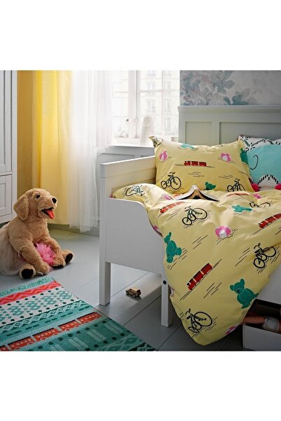 IKEA Büyük Boy Yumuşak Peluş Oyuncak Köpek 70cm Kahverengi