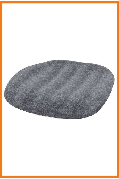 Alony Home Μαξιλάρι καθίσματος καρέκλας εργασίας Pynten 33 X 32 εκ. Σκούρο Γκρι