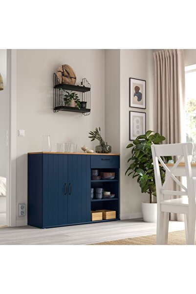 IKEA Büfe, Derinlik: 37.5 cm  Yükseklik: 90 cm  Genişlik: 120 cm