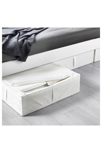 IKEA 65X53X19 cm White Foldable Storage Box - Storage Size, Classic Organization