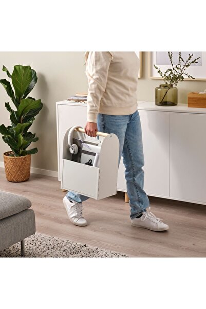 IKEA Masaüstü Düzenleyici Çok Amaçlı Organizer Masa Düzenleyici Dosyalık Beyaz 33x21x43 cm