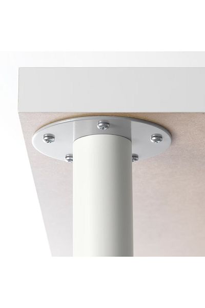 IKEA OLOV Picior reglabil alb 60-90 cm înălțime reglabilă masă din oțel picior birou 1 bucată