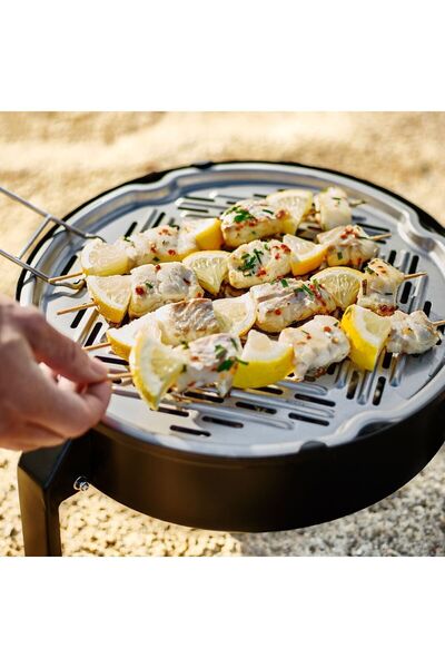 IKEA taşınabilir kömürlü barbekü, siyah, 35 cm